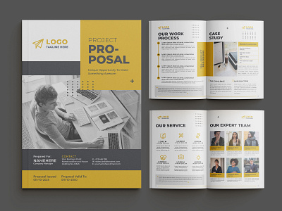 Proposal booklet brochure business brochure business card business proposal catalog catalogue company branding company proile design graphic design logo motion graphics newsletter profile project project proposal proposal ui vector