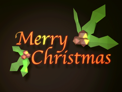 Merry Christmas ae android c4d christmas gif ios u3d ui