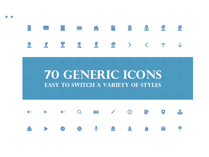 70 Generic Icons android app gif icon ios logo ui
