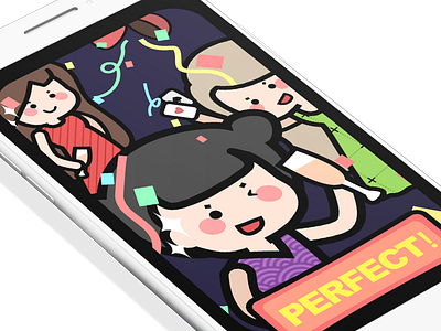 PERFECT！ android app gif girl icon ios logo ui