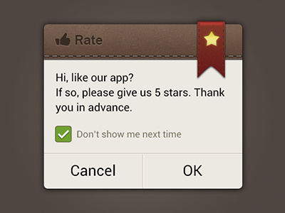 Rate android iphone phone rate ui