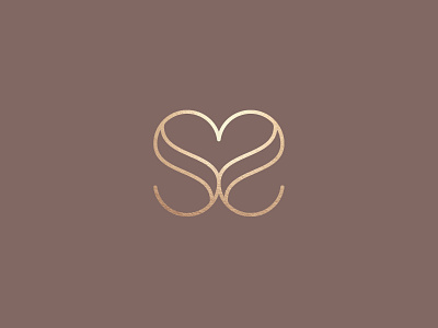 S&S Wedding Monogram adobe illustrator brand and identity branding design design inspiration graphic design heart logo icon design identity designer logo love married monogram logo symbol vector wedding design wedding logo