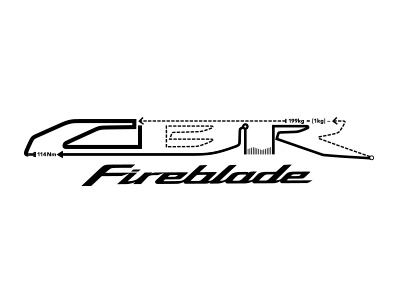 Fireblade Logo automotive black and white branding design honda icon design identity logotype motorcycles vector