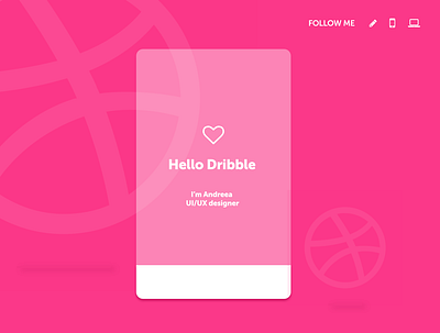 Hello Dribbble! firstshot hellodribbble