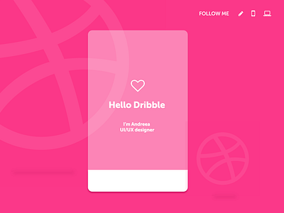 Hello Dribbble!