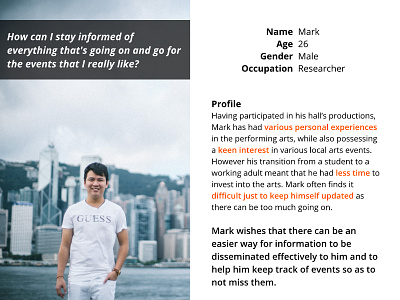 User Persona: Mark