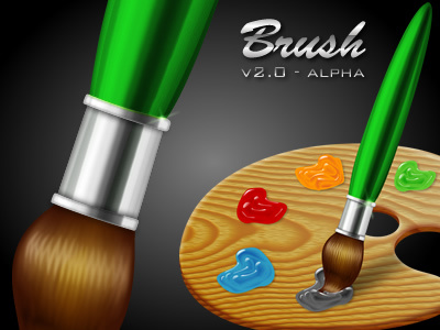 Brush 2.0 - alpha (WIP) brush icon illustration not finished yet