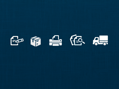 Icons delivery icons photoshop print simple ui