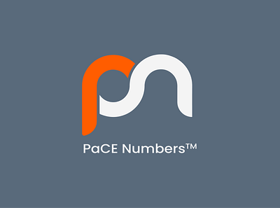 PaCE Numbers Logo branding colourful creative design illustration innovative logo logodesign modern sleek tech vector