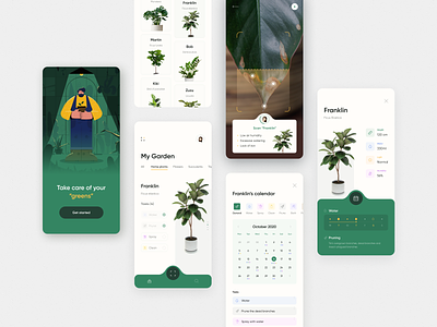 Plant care app concept