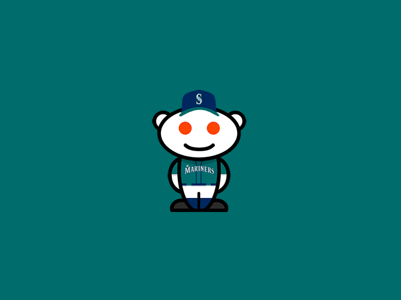 Reddit Mariners animation baseball bobble head bobblehead gif mariners mlb pnw reddit seattle sports