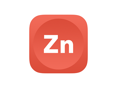 Zinc App Icon app icon ios ios 9 red