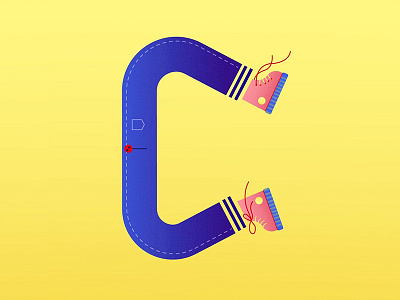 C 36daysoftype illustrations typography vector