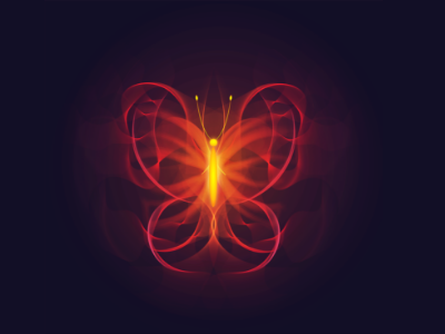 Fiery Butterfly