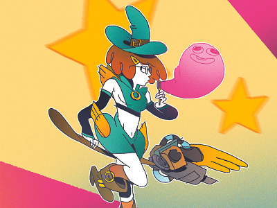 Magic Bubble Witch characterdesign digitalart