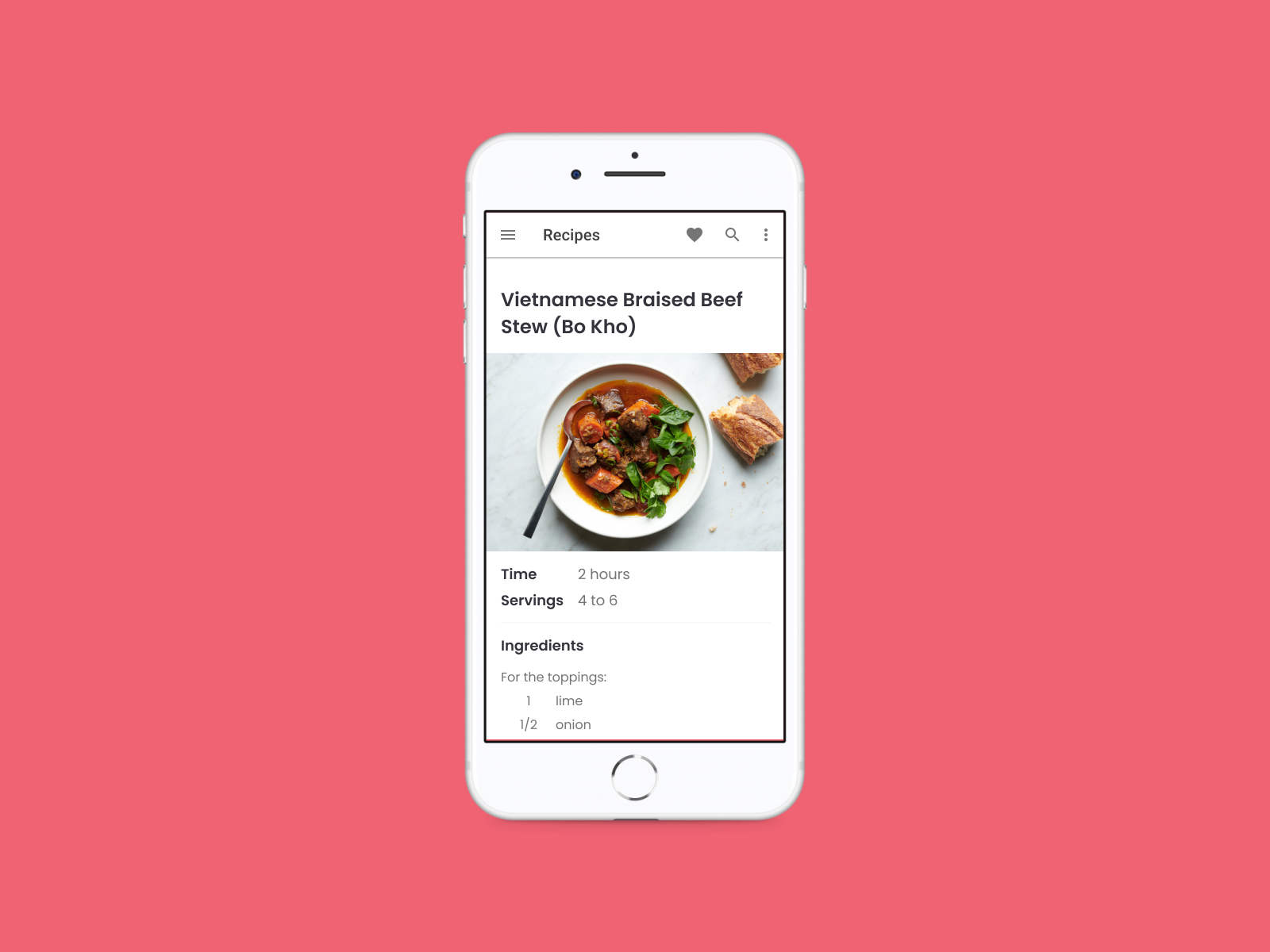 Recipe Redesign by Jennifer Nguyen on Dribbble