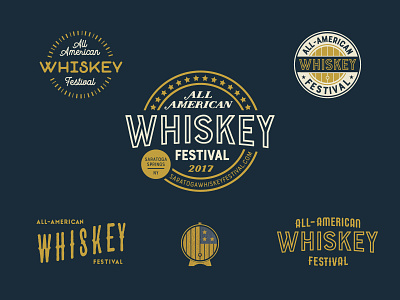 Whiskey Festival Branding badge branding design event logo logotype type vector whiskey