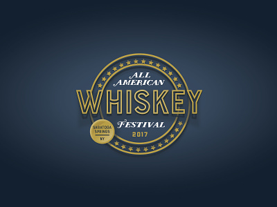 Whiskey Festival Logo badge branding design event festival icon logo type vector whiskey