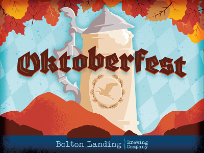 Oktoberfest - Final Artwork autumn beer craft beer design event illustration oktoberfest texture type typography vector