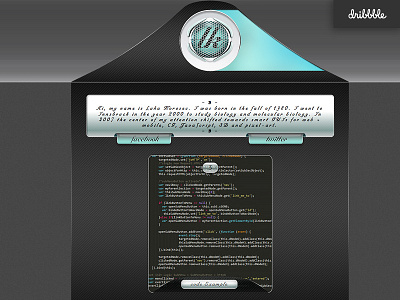 webspace website black gui simple webgui website