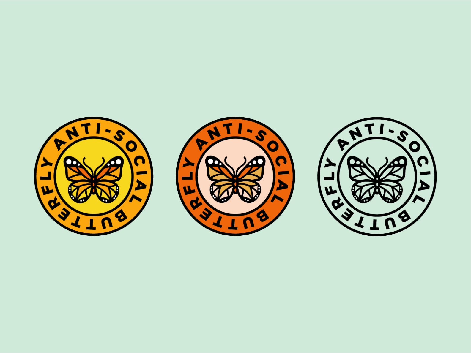 Download Anti-Social Butterfly by Aryn Landes on Dribbble