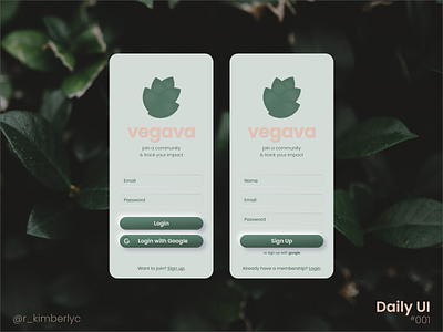 Daily UI Challenge 001 - Sign Up