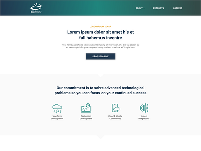 Ethos Website Refresh redesign web design