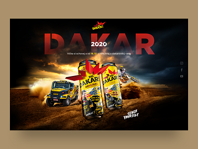 Dakar 2020 — Contest microsite 2020 contest dakar design microsite sand typography ui ux web webdesign website