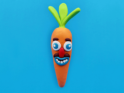 Mr. Carrot art clay cute design illustration illustration art illustrator