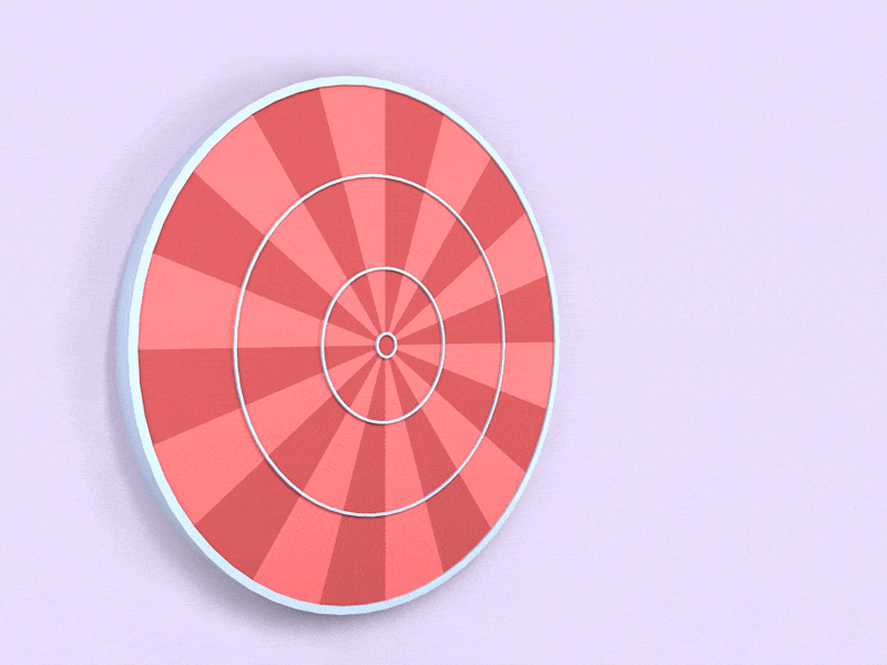 Dartboard animation brainstorming cinema 4d dartboard design motion graphics