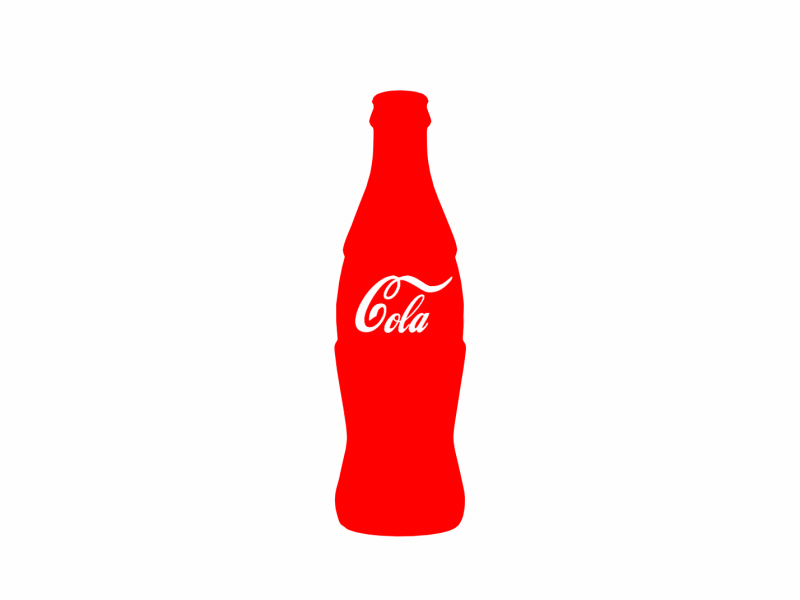 Cola bottle 2 animation branding cinema 4d coca cola coke design logo motion graphics