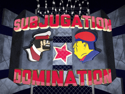 Subjugation Domination animation cinema 4d design illustration logo motion graphics sports