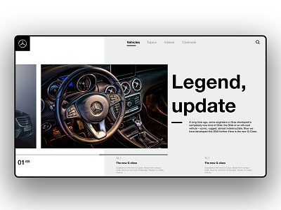 Mercedes UI app daily dailyui design flat graphic design graphics identity logo minimal type typography ui uidesign uidesigner ux web website