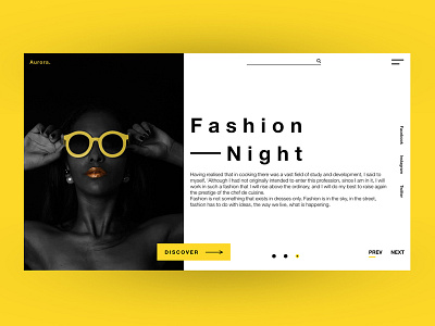 Fashion UI daily dailyui design graphic design graphics minimal typography ui uidesign uidesigner ux web website