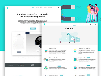 Visual Product Configurator design flat graphic design icon illustration minimal typography ui uidesign uidesigner ux vector web website