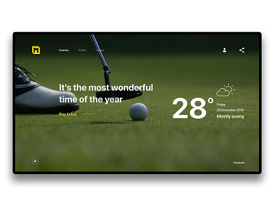 Golf Course UI