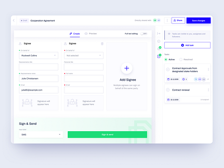 Contractbook - Document View by Monika Majkowska for Contractbook on ...