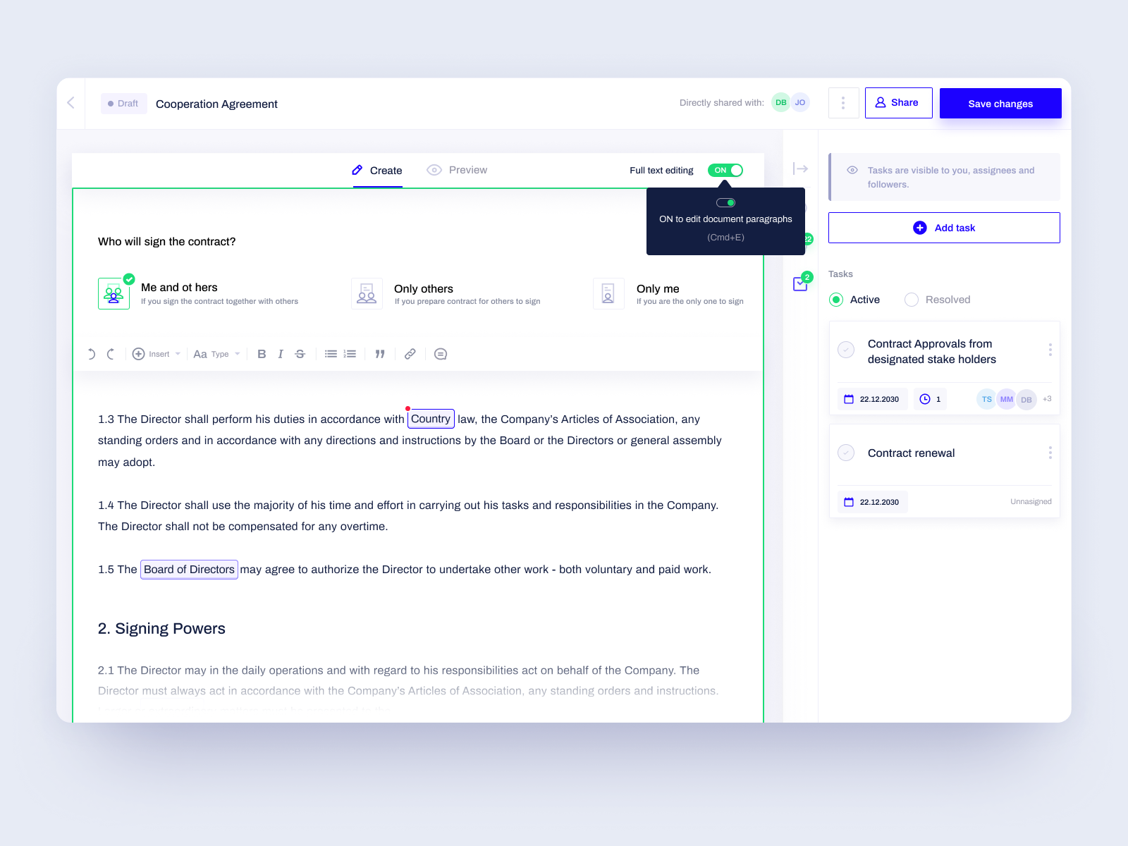 Contractbook - Document View by Monika Majkowska for Contractbook on ...