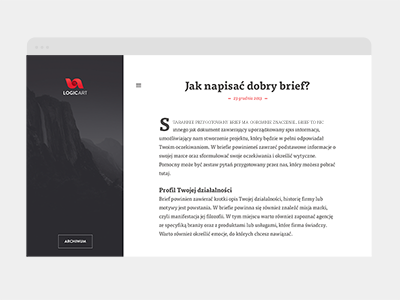 Blog blog clean design layout simple ui user ux web webdesign