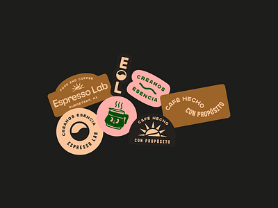 Espresso Lab - Stickers brand branding coffee shop design graphic design handrawn illustration illustrator ilustración logo procreate