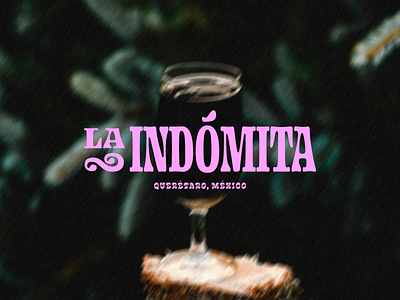 La Indómita Beer beer branding illustration logo type typography woman