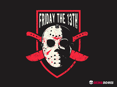 Friday the 13th branding friday the 13th friday13 horror illustratio jason voorhees logo