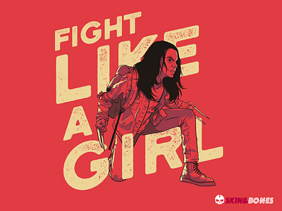 Fight Like A Girl comics female girl movies mutants powers tv wolverine woman x23 xmen