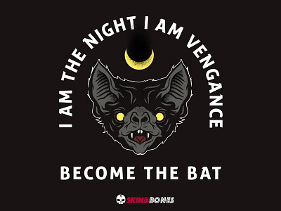 become the bat animals bat batman comics fear geek horror moon nature night stars vengance