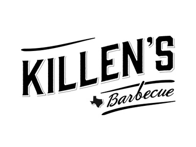Killens BBQ Logo 2 barbecue barbeque bbq logo restaurant retro texas vintage