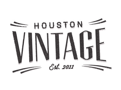 Houston Vintage II branding fashion houston label logo tag texas vintage