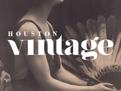 Houston Vintage III branding fashion houston logo vintage