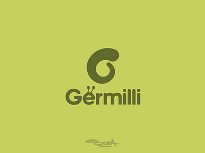 Gërmill branding design illustration logo snail