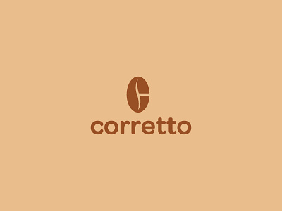 Corretto coffe coffee design logo minimal