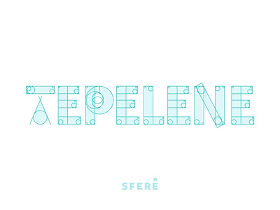 TEPELENE grid design logo minimal sfere sferedesign sufa tepelene water